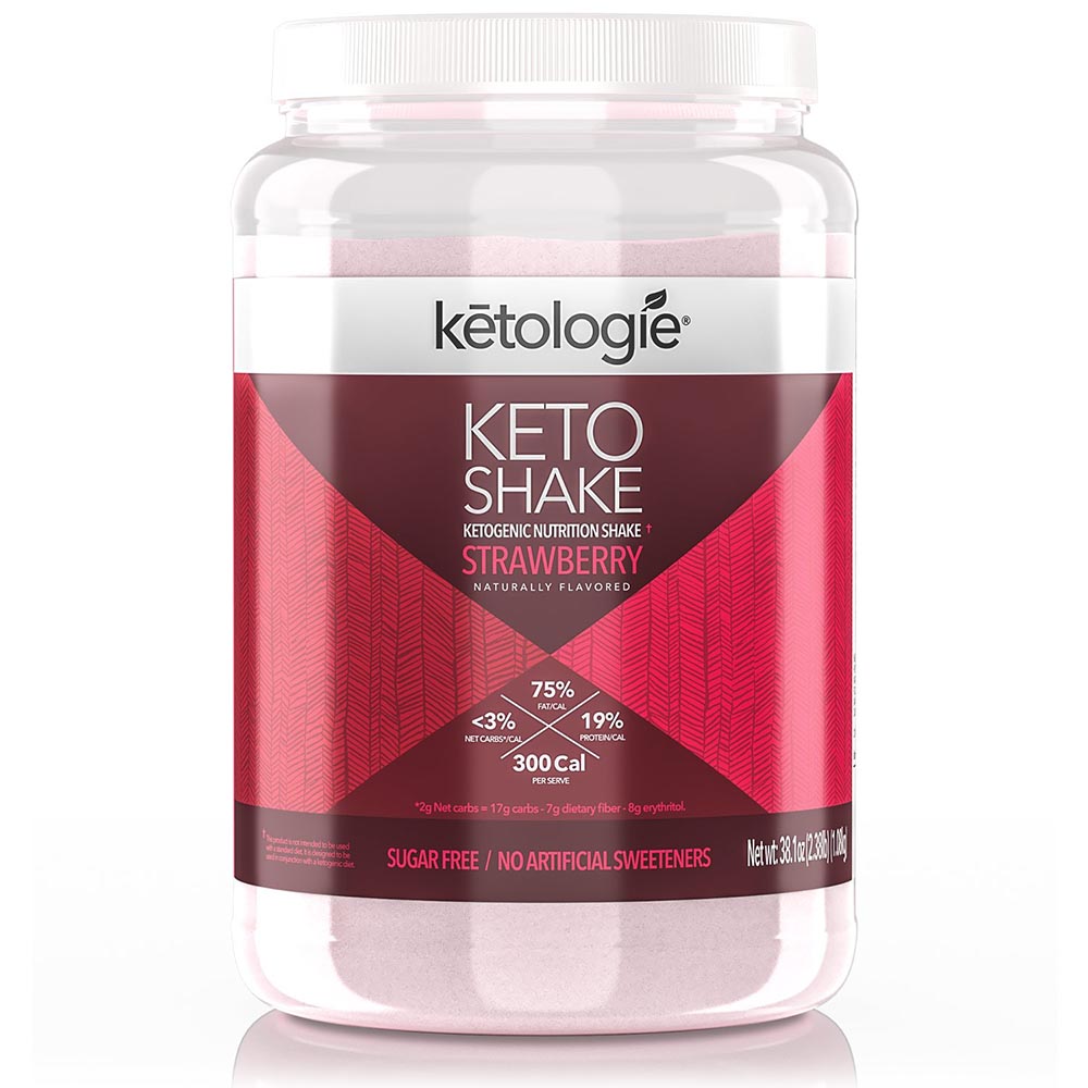 Ketologie Strawberry Keto Protein Shake