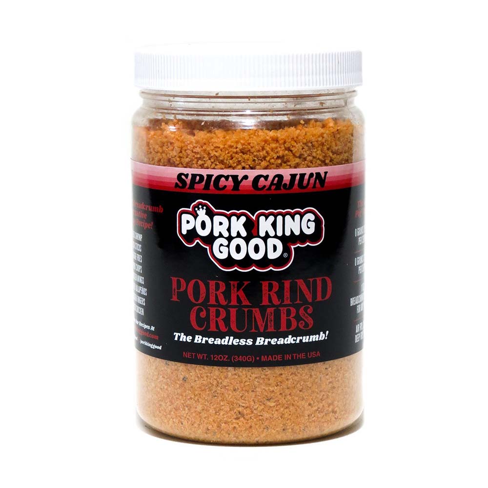 Pork King Good Spicy Cajun Pork Rind Crumbs