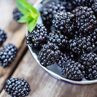 blackberries