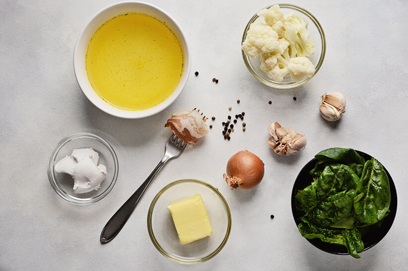 Cauliflower-Spinach-Soup_Ingredients