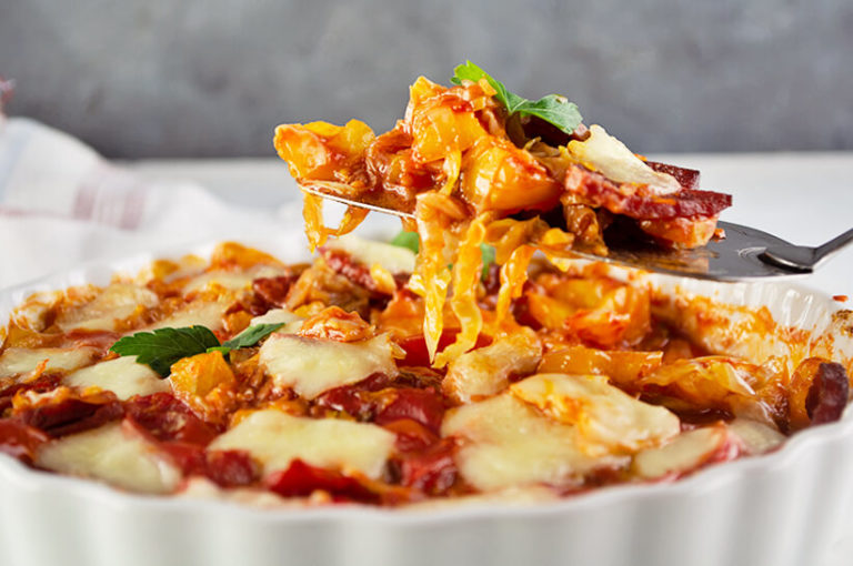 Sausage Cabbage Casserole Kiss My Keto Blog