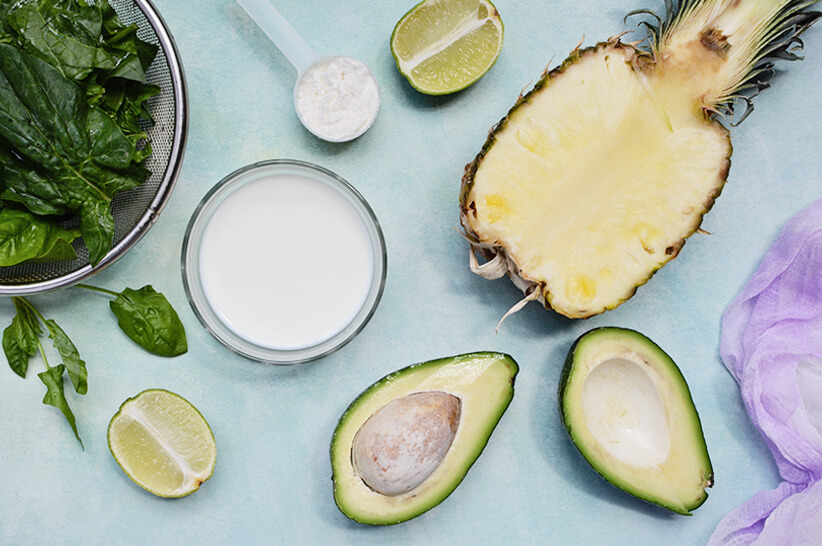 Lime-Avocado-Smoothie_Ingredients