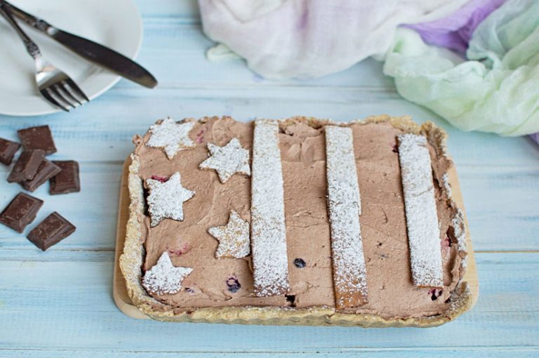 Keto Chocolate Pie with Berry Filling Kiss My Keto Blog