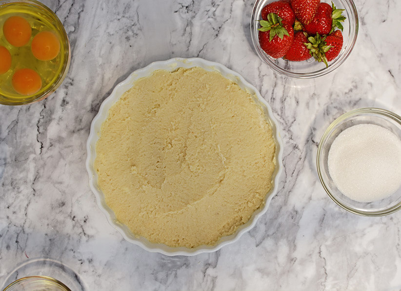 Keto Custard Flag Pie instructions