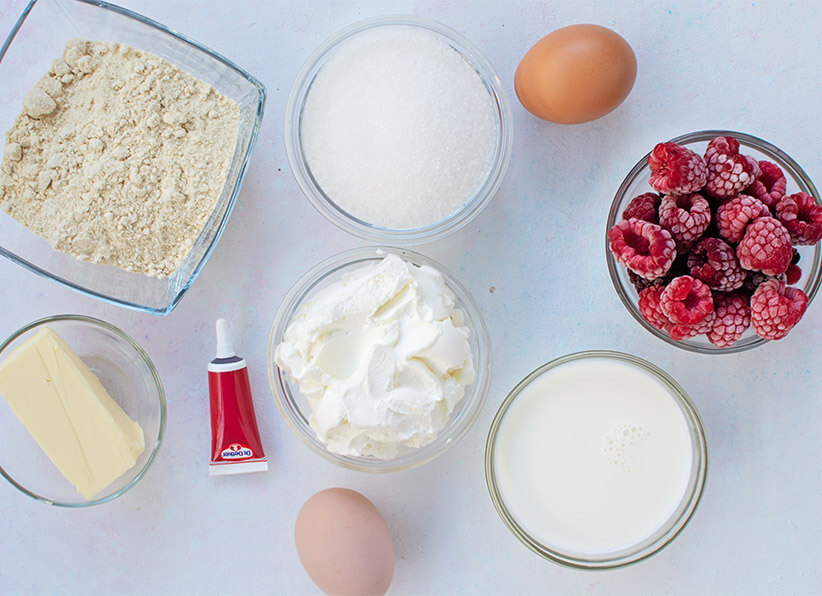 Low Carb Dead Velvet Cake ingredients