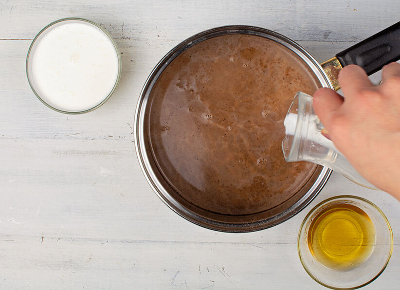 Bourbon Keto Chocolate with Whipped Cream instructions