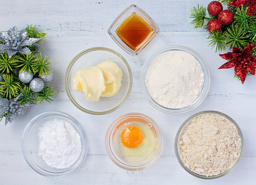 Snowball Cookies ingredients