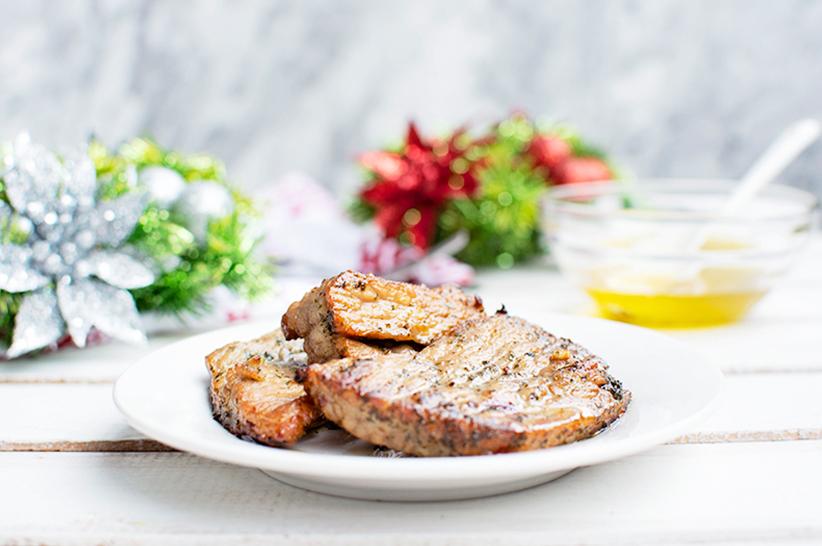 Garlic Buttery Pork Chops