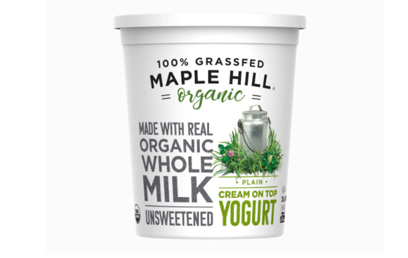 mapple hill organic creamery plain yogurt