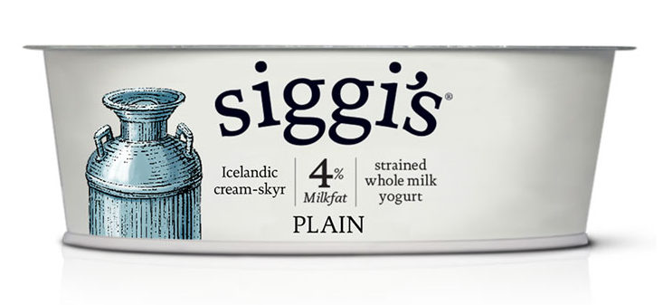 siggi's strained whole milk yogurt