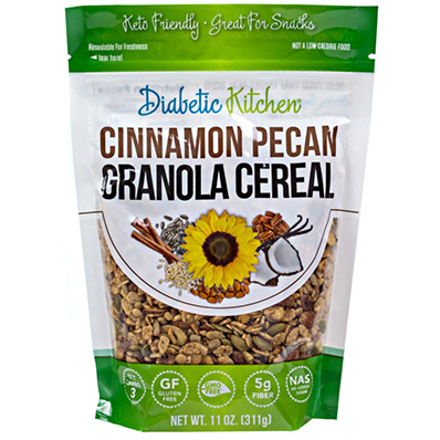 Diabetic-Kitchen-Cinnamon-Pecan-Granola-Cereal