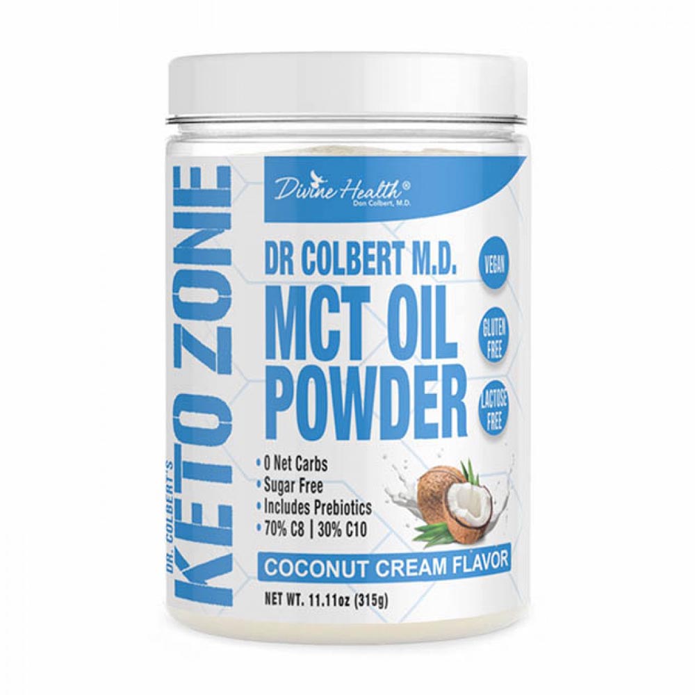 Dr. Colbert Keto Zone Coconut Flavor MCT Oil Powder