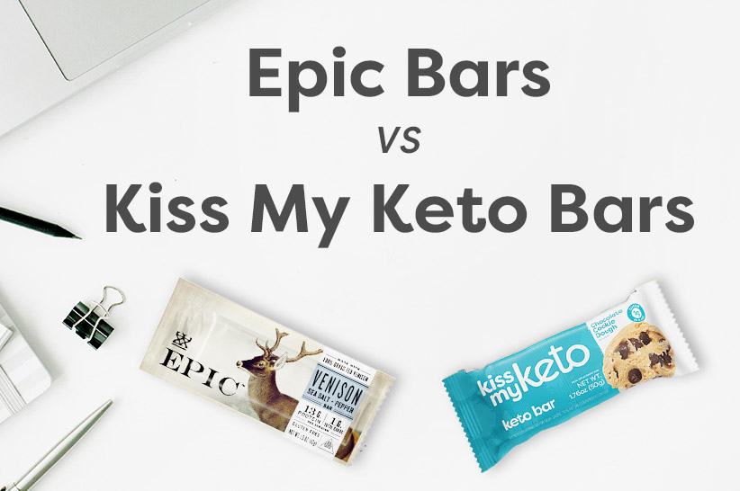 Epic Bars vs Kiss My Keto bars