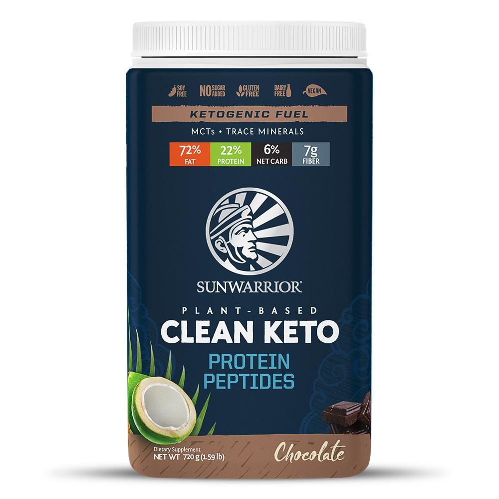 Sunwarrior Clean Keto Chocolate Protein Peptides